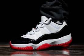 2020 Air Jordan 11s Low White Bred White University Red Black True Red Av2187 160 For Cheap In 2020 Air Jordans Nike Air Jordan 11 Air Jordan 11 Low