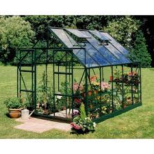 Serre en verre pour jardin modele venus lams. Serre De Jardin 8 3m Verte En Verre Trempe Magnum Halls
