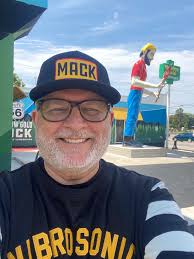 Two weeks ago I visited Route 66 in Tulsa for the grand opening of the new  Meadow Gold Mack's Outpost (Mack the friendly lumberjack). He's just down  the street from the famous