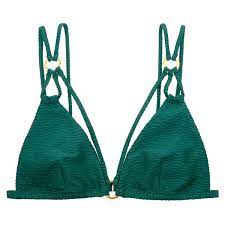 Boxer de bain vert short de bain vert slip de bain vert string de bain vert body de bain vert maillot de bain push up vert tongs vert serviette de plage vert casquette vert accessoire vert. Haut De Maillot De Bain Triangle Sans Armatures Vert Dorina Maillots Lemon Curve