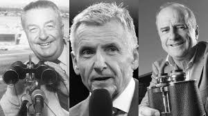 John O'Neill, Alf Gard, Bruce McAvaney, Terry McAuliffe, Jack Havey, Ray  Fewings among the Adelaide race callers