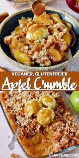 Apple Crumble Apfel Streusel Rezept Vegan In 2020 Apple Crisp Recipes Crumble Recipe Almond Flour Recipes
