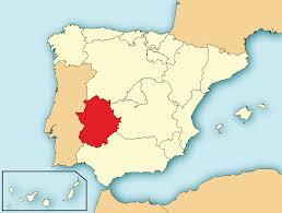 Resultado de imagen de zafra en mapa extremadura