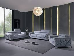 Our complete sofa sets include both a sofa and a love seat for one affordably low price. Global United Luigi Light Italian Leather Blue Sofa Set Reviews Wayfair