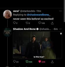 Shadow and bone in a world cleaved in two by a massive barrier of perpetual darkness, a young soldier uncovers a power that might finally unite her country. Shadow And Bone Knowing The Trailer Was Leaked Grishaverse