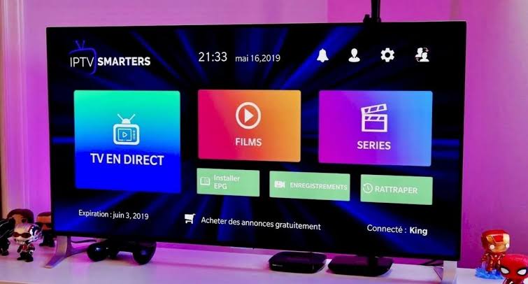 IPTV Smarters Pro Arayüzü, AI generated