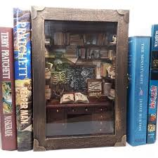 Miniature Book Nook Room 1800s Doctors Study Shadow Box Etsy In 2020 Book Nooks Miniature Books Shadow Box