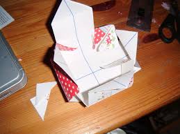 Cut out images or handwritten messages from the cards that you want to preserve. No Glue Christmas Card Trinket Boxes How To Make A Box Paper Folding On Cut Out Keep