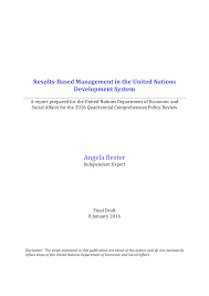 Http Www Un Org En Ecosoc Qcpr Pdf Sgr2016 Studies Rbm 8jan2016 Pdf