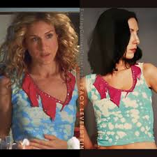 RAINBOW SEQUIN SKIRT BY MATTHEW WILLIAMSON -Sex and the City: Season 4, EP.  17 *a very special thank you for the ID to @dawnannawilliamson a fashion  stylist and collector who recreates Carrie's