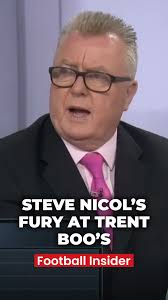 🤬 "I was absolutely 𝐃𝐈𝐒𝐆𝐔𝐒𝐓𝐄𝐃." 🤬 "I could not believe what I  was hearing..." Steve Nicol absolutely loses it with Anfield crowd after  jeers aimed at Trent Alexander-Arnold