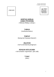 Pelajar diploma reka bentuk dan pembangunan permainan & persatuan permainan digital. Pdf Ppp Contoh Kertas Kerja Program Pelajar Wani Soleh Academia Edu