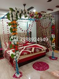 Room decoration with flowers near me. Suhagrat Bed Room Decorator In Gurgaon Delhi Ncr Posts Facebook