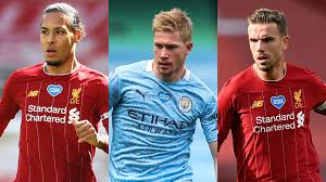 Nobel peace prize 2021 nobel prize in literature 2021 time person of the year 2021 miss universe 2020 next james bond rose of tralee pageant 2021 emmy awards 2020 golden globe. Liverpool And Manchester City Dominate Pfa Player Of The Year Shortlist Football News Sky Sports