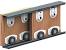 Plastic Sliding Cabinet Door Track