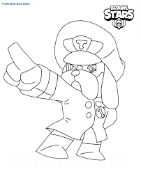 Brawl stars is een vechtspel dat beschikbaar is voor mobiele telefoons (ios en android) en tablets. Colonel Ruffs Brawl Stars Coloring Pages 2021 Printable