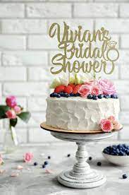 Any Name Bridal Shower Cake Topper Personalized Cake Topper Etsy 90th Birthday Cakes Birthday Cake Toppers 40th Birthday Cake Topper