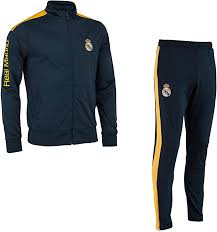Das team, das am liebsten ganz in weiß auf dem. Sweatsuit Training Fit Jacke Hose Real Madrid Offizielle Sammlung Mann Amazon De Bekleidung
