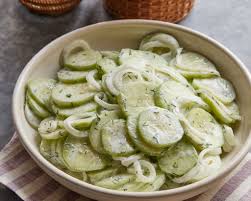 Creamy Cucumber Salad Recipe Food Network Recipes Cucumber Recipes Salad Creamy Cucumber Salad