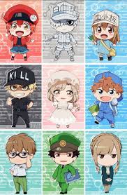Pin By Gabriel On Hataraku Saibou Anime Chibi Chibi Kawaii Anime