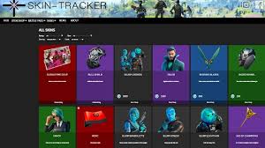 This battle pass has so many amazing skins and i cannot wait to use all these brand new skin! Fortnite Skin Tracker For Accounts Buy Fortnite News