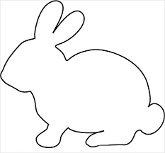 These easter bunnies with adorable cotton tails are so popular, you can find them in various banners. Pdf Doc Free Premium Templates Easter Bunny Template Bunny Templates Animal Outline
