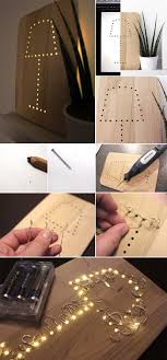 led lampe handmade kultur lampen basteln fruhstucksbrettchen diy leder