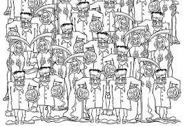 Monkey coloring pages for kids 40732. Halloween Monster Coloring Pages Fun Free Halloween Coloring Pages Of Monsters Zombies Mummies More Printables 30seconds Mom