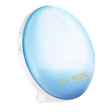 Ten minutes before your alarm is supposed to go off, the clock will emit simulated sunlight. Wake Up Light Alarm Clock Light Alarm Clock With Sunrise Sunset Snooze Function 7 Colors Atmosphere Lamp 7 Natural Sounds An Alarm Clocks Aliexpress