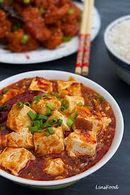 Mapo Tofu A Fiery Sichuan Recipe With A Vegetarian Alternative Linsfood By Azlin Bloor Recipe Recipes Chinese Side Dishes Tofu Recipes