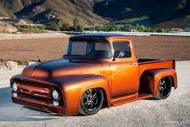 Get your ford f100 today! Stunning Slammed 56 Ford F 100 Pickup Truck Drivingline