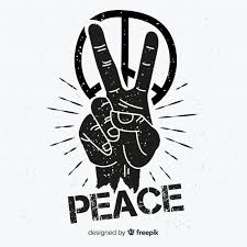 Black And White Peace Sign Hand Emoji Download Hand Peace Symbol Background For Free In 2020 Hippie Painting Peace Sign Images Vector Free