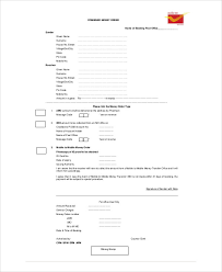 blank money order paper