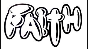 Concept art, street art, & costume props |@chillohaus. How To Draw Graffiti Bubble Letters The Word Faith Youtube
