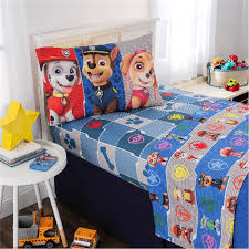 Paw Patrol The Gangs All Here Sheet Set Twin Size Licensed Bedding Meijer Grocery Pharmacy Home More
