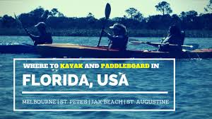 They cannot stop for a kayak. Where To Kayak In Florida Melbourne St Petersburg Jacksonville Beach St Augustine Visitflorida