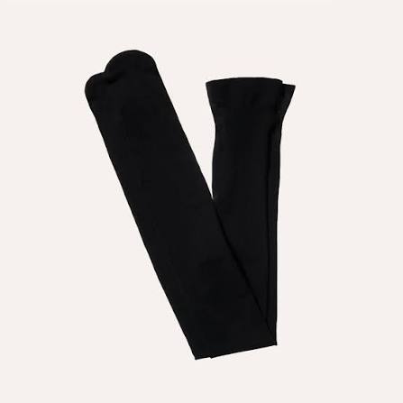 Margaux - Semi-Sheer Tights - Black