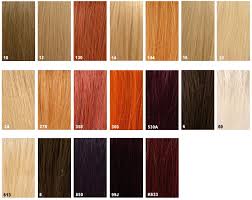 Hair Color Chart