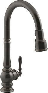 Moen universal kitchen faucet side spray in chrome 179108 the. Kohler K 29709 2bz Oil Rubbed Bronze Artifacts 1 5 Gpm Single Hole Pull Down Kitchen Faucet Faucetdirect Com