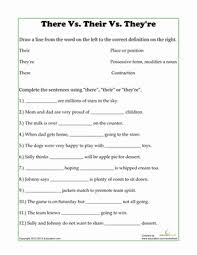 Students must complete the sentences by choosing either they're, there or their. There Their They Re Worksheet Education Com Teaching Language Arts Teaching Writing Teaching Homeschool