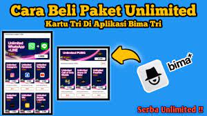 Setelah mengetahui beberapa ketentuan dan syarat di atas, sekarang lanjut ke cara untuk mengaktifkan kuota internet unlimited 4g telkomsel tersebut. Cara Beli Paket Unlimited Kartu Tri Di Aplikasi Bima Tri Youtube