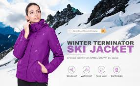 This camel crown waterproof & windproof ski jacket set combines with a waterproof coat and an inner fleece jacket. Amazon Com Camel Crown Women S 3 In 1 Waterproof Ski Snow Jacket Hooded Winter Coat With Puffer Liner Clothing