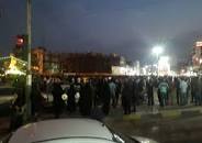 نتیجه تصویری برای تجمع و اعتراض مردم برای بنزین در مشهد ابان 98