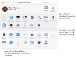 So you may not need to change the display of the icons in the app, if you prefer navigating via these menus. System Preferences On Your Mac Apple Support
