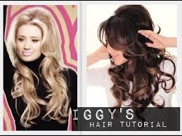 Ariana grande's natural hair is curly although she's known for her trademark ponytail. Iggy S Hairstyle From Ariana Grande Problem Curly Tutorial Makeupwearables Hairstyles Hair Tutorial On Thursdays Video Beautylish