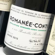  a prince's wine, she is velvet, seduction and mystery. 2012 Drc Romanee Conti Clarets