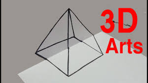 Have some fun follow along with my step. How To Draw 3d Pyramid Art Trick On Paper Step By Step Draw For Children Kids Beginners Youtube