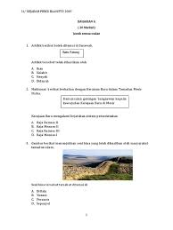 Dibawah ini admin telah kumpulkan semua soalan yang berkaitan. Percubaan Pt3 Lsejarah 2019