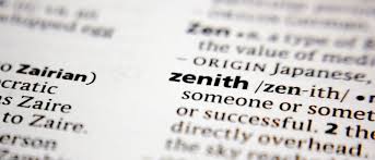 How To Properly Use The Word Zenith In A Sentence