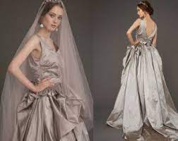 Muna Exclusive Designer Luxury Wedding Dress Made 100 Silk Etsy Wedding Dresses Brown Wedding Dress Wedding Dresses Satin